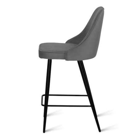 Стул полубарный BC40 A (BC40a DARK GREY VL18, BK, VD)